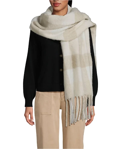 Lands' End Brushed Blanket Scarf
