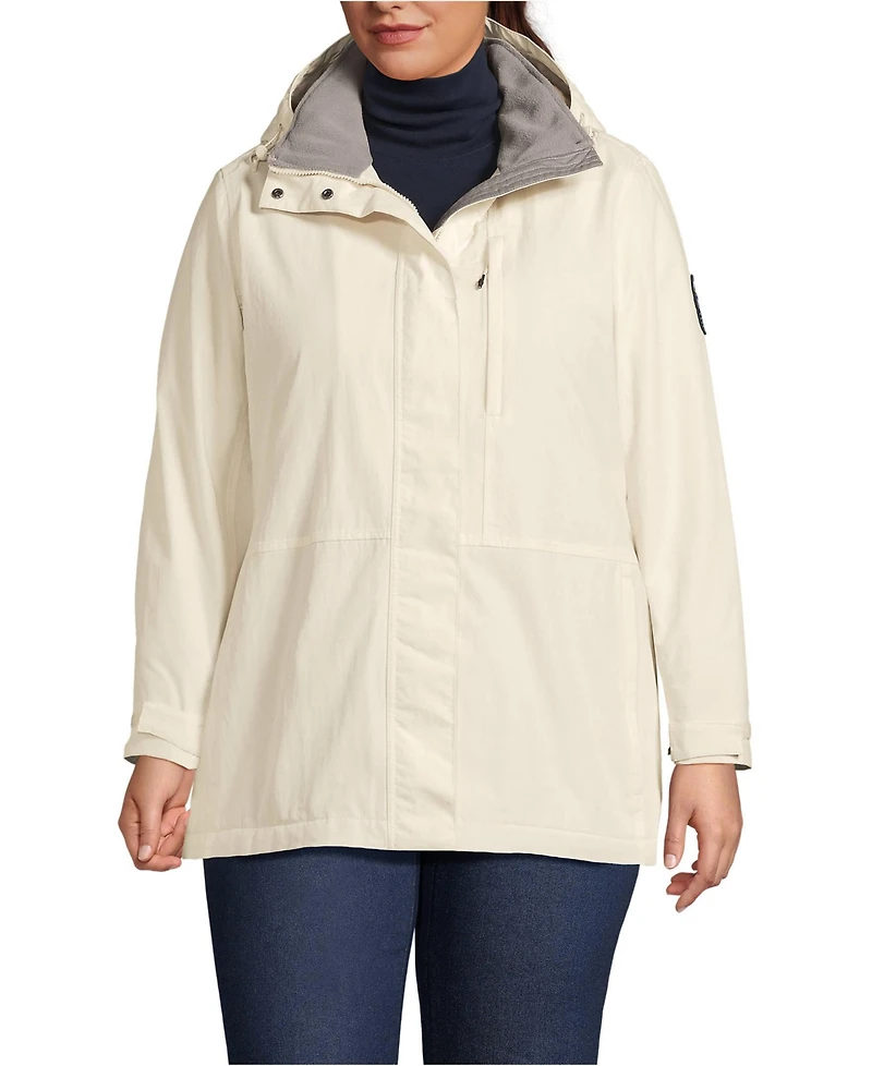 Lands' End Plus Squall Waterproof Insulated Jacket