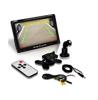 Pyle Car Backup Camera & Monitor Display Kit - 7" Lcd, Waterproof Night Vision, Distance Scale Lines (PLCM7700)