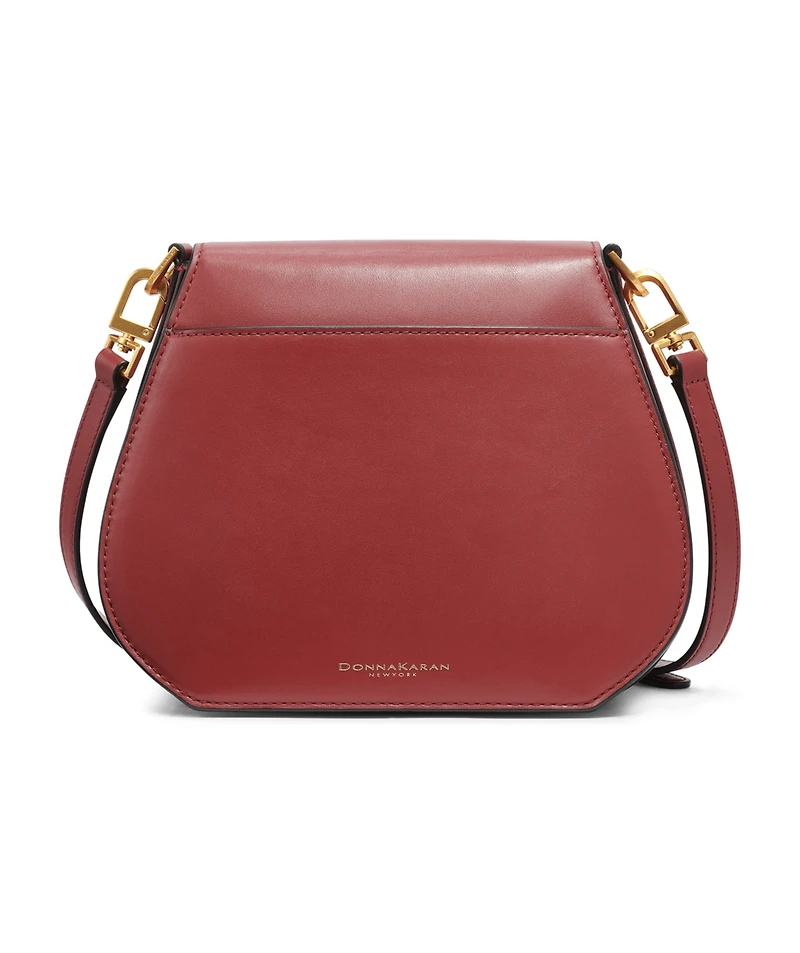 Donna Karan New York Bellerose Leather Flap Crossbody