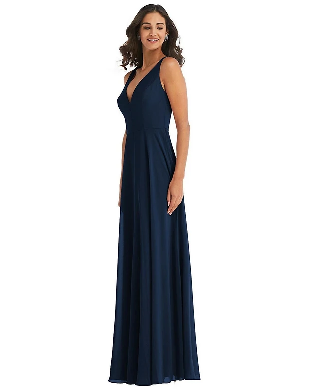 bhldn juliette sleeveless v neck chiffon ruffle maxi dress BHLDN | Dresses | Bhldn Juliette Sleeveless Vneckchiffon Ruffle Maxi Dress