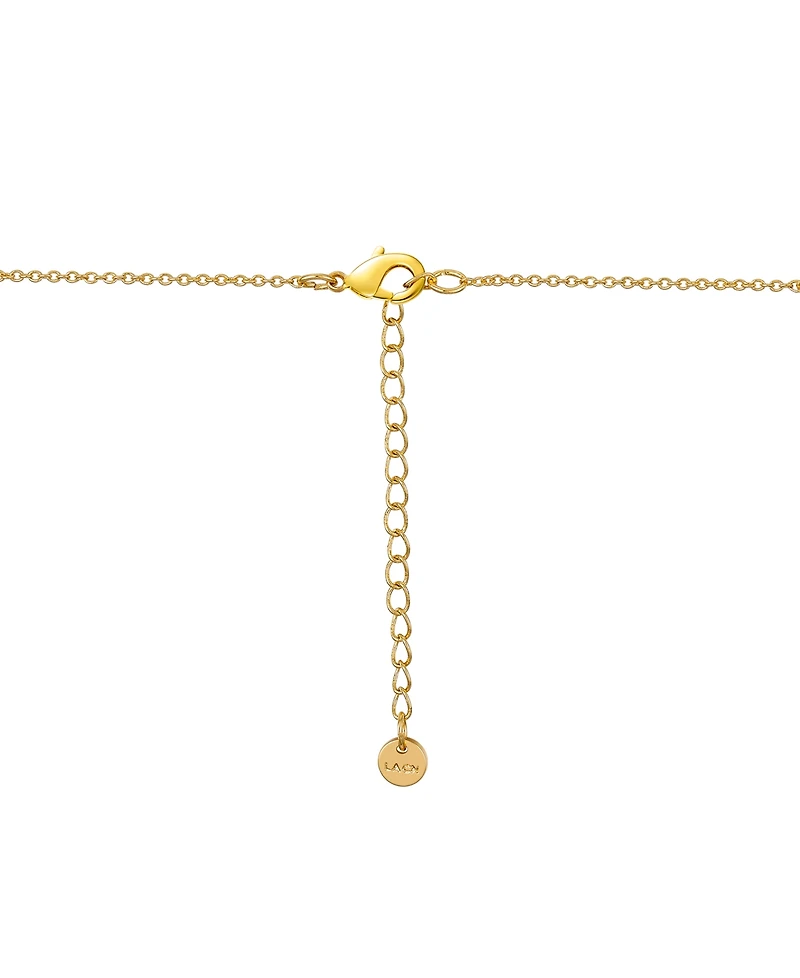 Unwritten Crystal and Mother of Pearl Wing Pendant Necklace