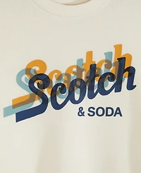 Scotch & Soda Big Boys Long Sleeve Thermal Graphic Tee