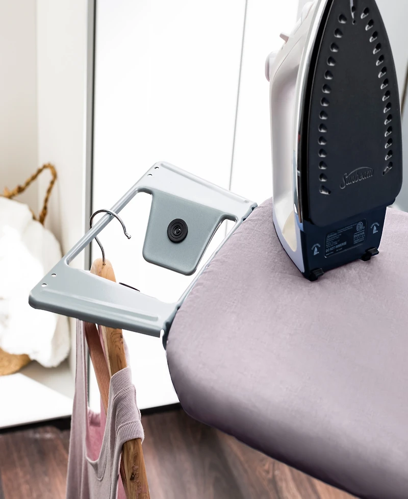 Seymour Home Products Adjustable Height, 4 Leg Ironing Board with Mesh Top and Iron Rest