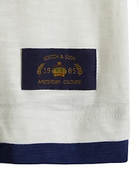 Scotch & Soda Big Boys Slub Jersey Henley T-Shirt