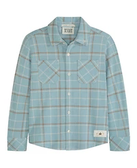 Scotch & Soda Big Boys Yarn Dye Knit Twill Button Up Shirt