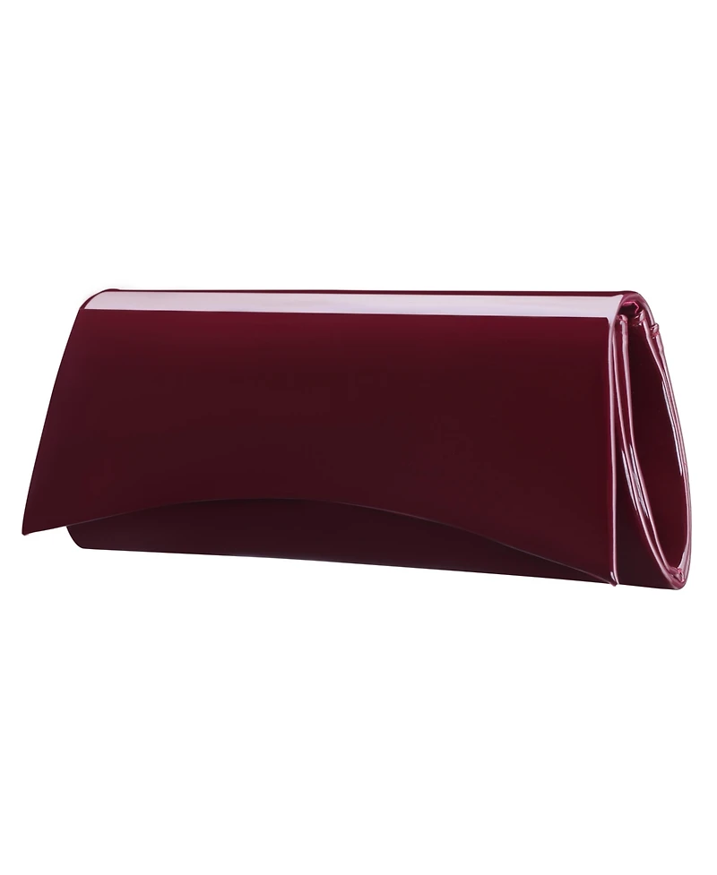 Nina Curved Flap Slim Magnetic Clutch