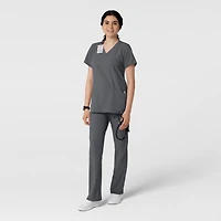 Wink Women's W123 Basic V-Neck Scrub Top