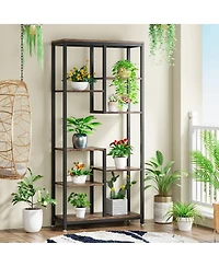 Tribesigns Industrial 8-Shelf Open Bookcase Storage Display Book Shelves, 6-Tier Tall Bookshelf Bookcase