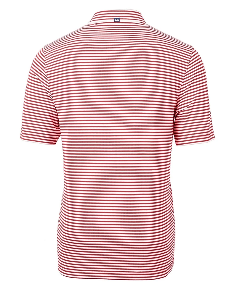 Cutter & Buck Men's Virtue Eco Pique Stripe Recycled Polo