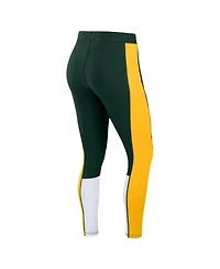 Wear by Erin Andrews Women's Green Bay Packers Color-block Leggings