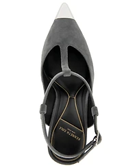Kenneth Cole New York Women's Romi Cap Toe T-Strap Pumps