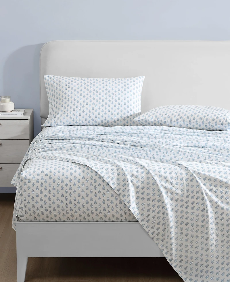 Laura Ashley 200-Thread Cotton 4 -Pc. Sheet Set