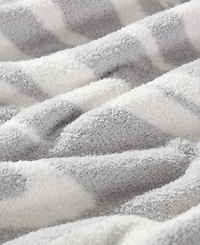Closeout! Tommy Bahama Home Jungle Zebra Knit Throw, 70" X 50"