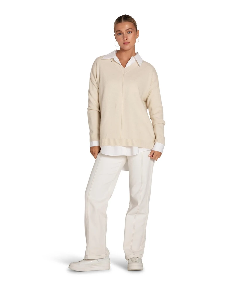 Belle & Bloom Women's Wonder Of You Cashmere Blend Oversized Jumper