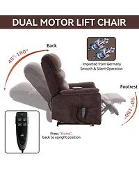 Streamdale Brown Electric Signature Massage Recliner