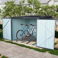 Streamdale Outdoor Steel Bike Shed (Black)