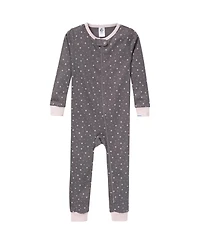 Baby Girls' Snug Fit Footless Pajamas, 3-Pack