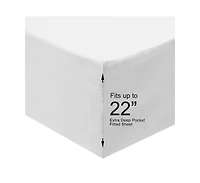 Egyptian Linens Luxury & Heavy 1000 Thread Count Egyptian Cotton Oversized Deep Pockets Sheet Sets, King