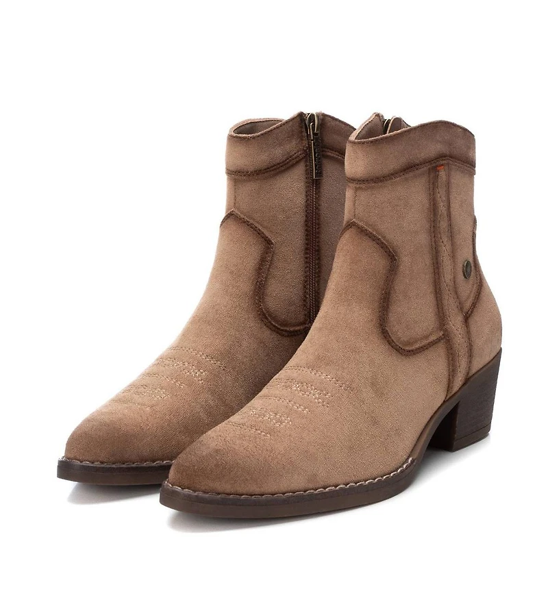 Xti Women's Italian Western Suede Booties By