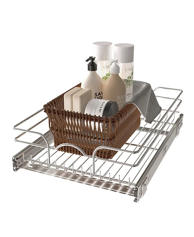 Rev-a-Shelf Kitchen Cabinet Pullout Shelf Organizer, 15 x 20 In, 5WB1-1520CR-1