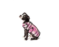 Chilly Dog M Pink Plaid Coat