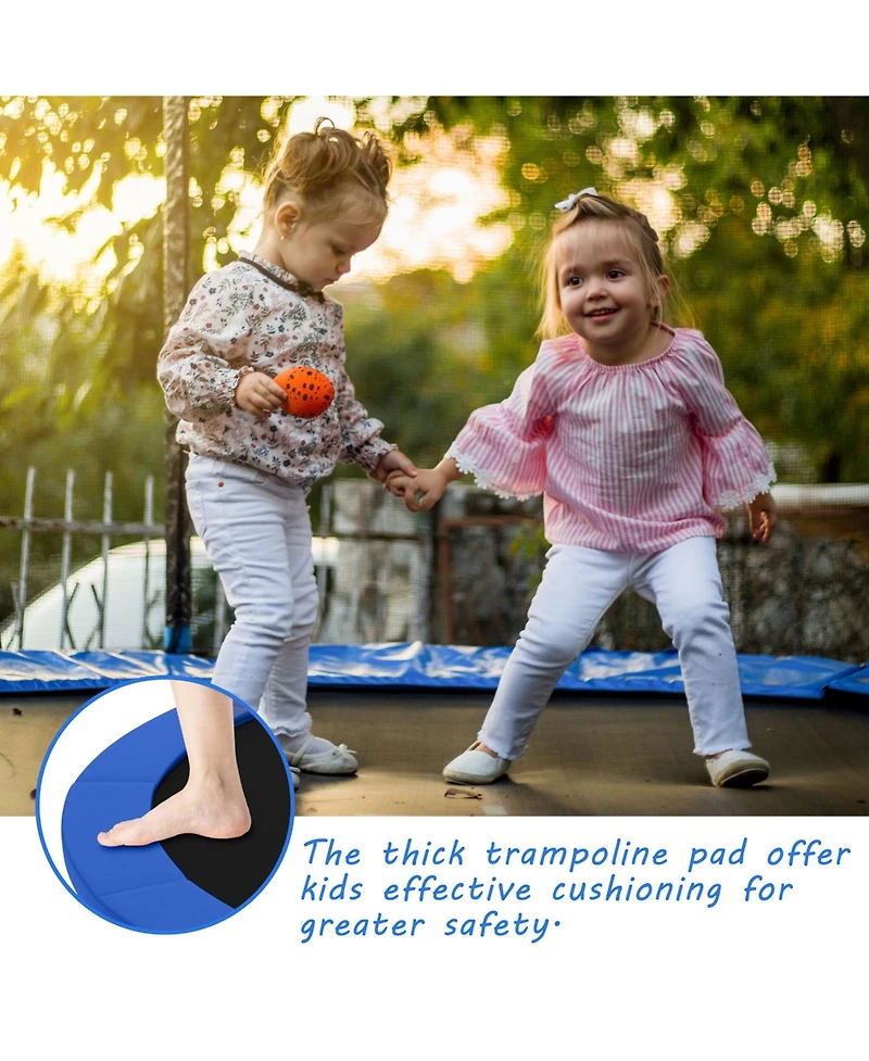 Gymax 14FT Trampoline Replacement Safety Pad Universal Cover