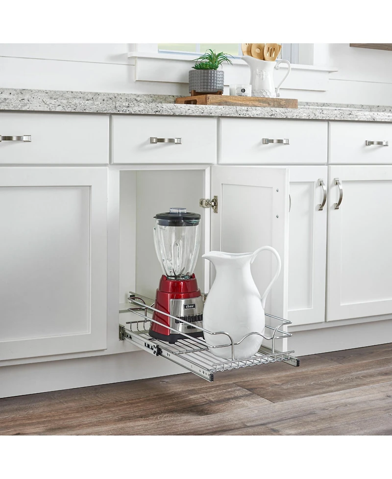 Rev-a-Shelf Kitchen Cabinet Pullout Shelf Organizer, 12 x 20 In, 5WB1-1220CR-1