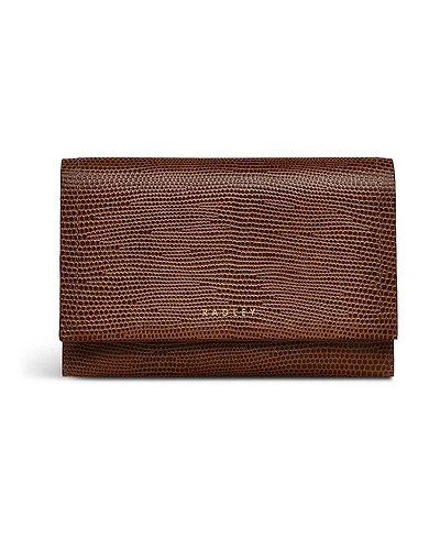 Radley London Oak Street Faux Lizard Flap Over Wallet