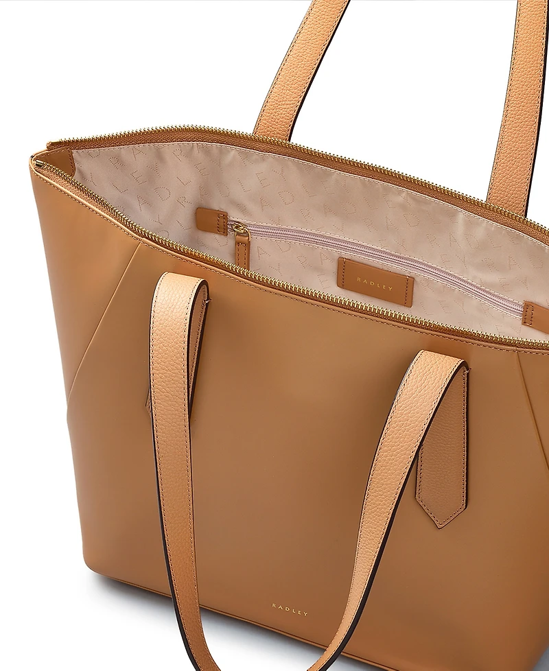 Radley London Bruton Street Small Zip-Top Leather Tote