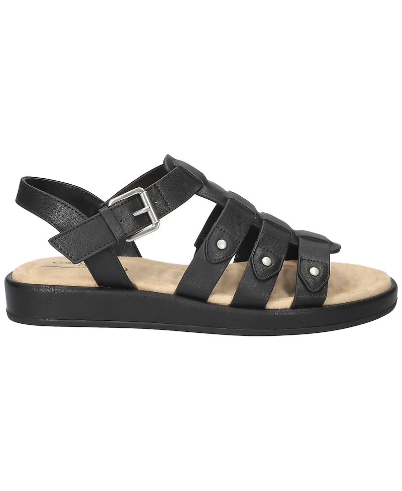 Easy Street Women's Chirp Gladiator Buckle Sandals