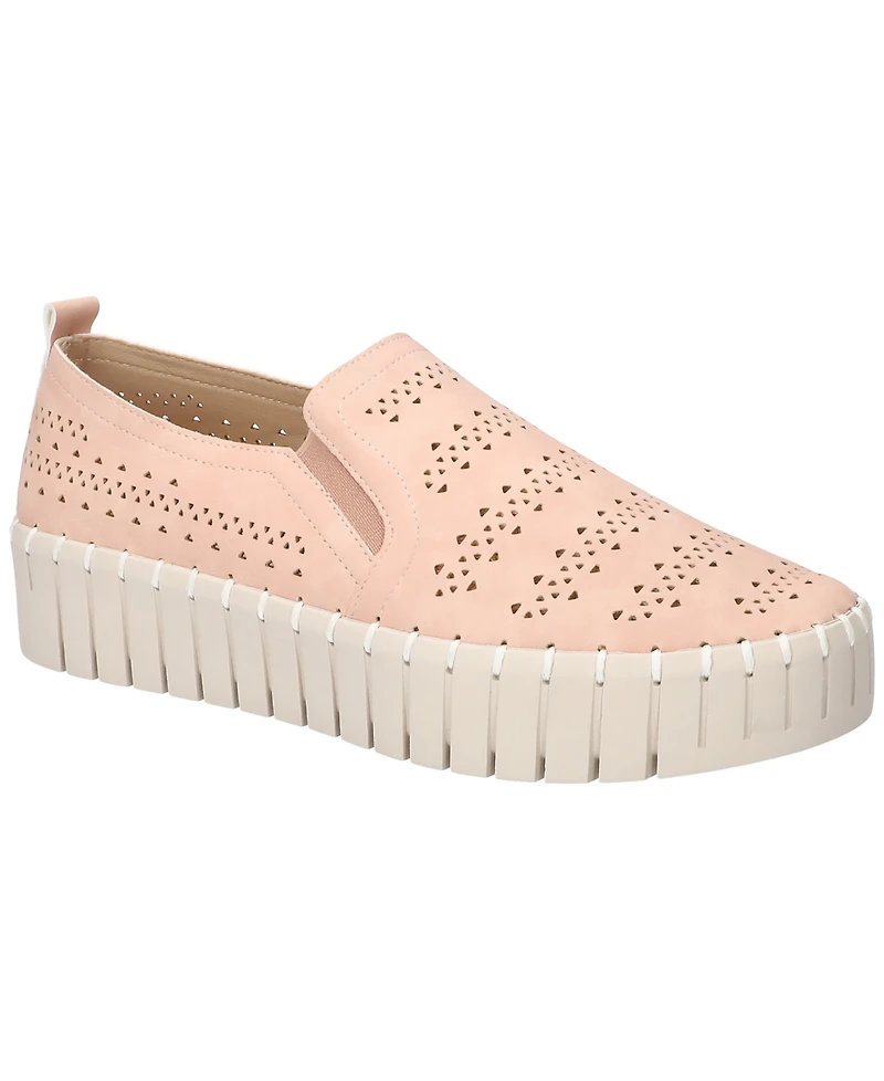 Easy Street Women's Peppy Slip-On Platform Sneakers