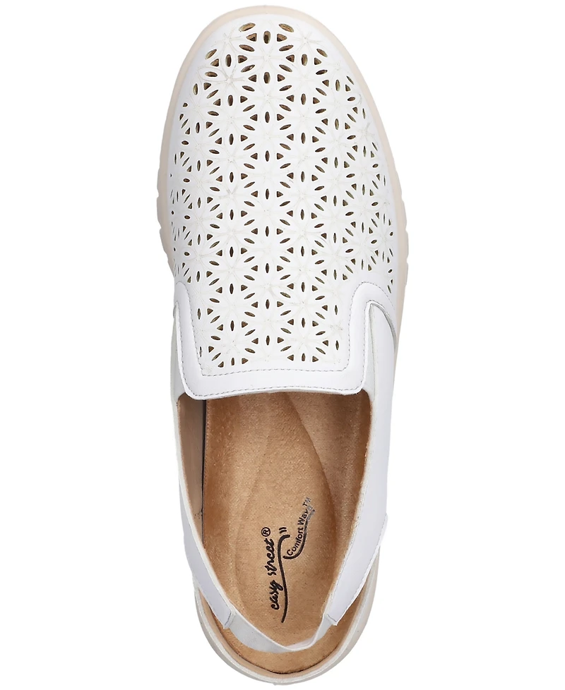 Easy Street Women's Petal Comfort Slip-On Flats