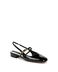 Franco Sarto Women's Destin Square Toe Mary Jane Slingback Flats