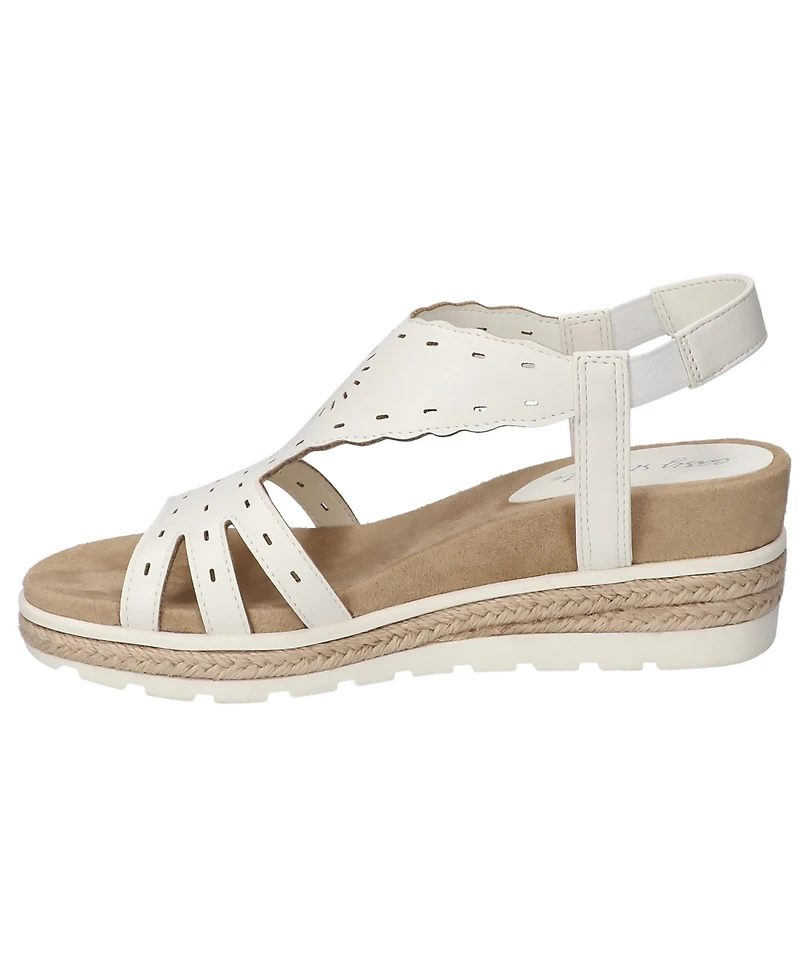 Easy Street Women's Fran Wedge Heel Sandals