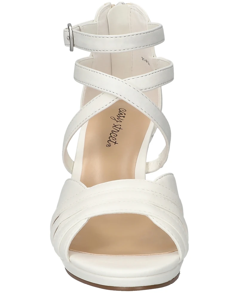 Easy Street Women's Crissa Buckle Dress Sandals