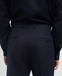 Mango Men's Virgin Wool Slim-Fit Suit Pants