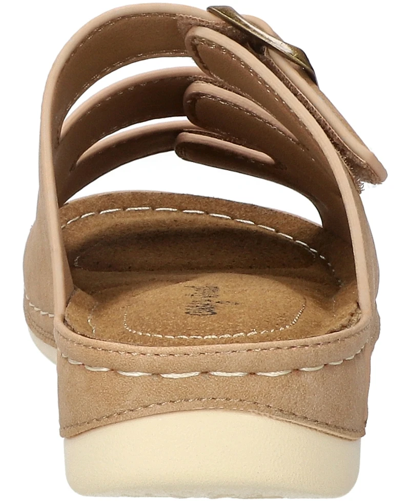 Easy Street Women's Pinterry Comfort Slide Sandals