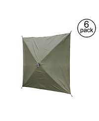 Quick-Set Clam Quick Set Screen Hub Green Fabric Wind & Sun Panels Accessory Only (6 Pack)
