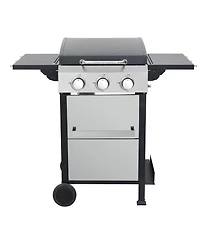 Streamdale 3-Burner Propane Bbq Grill with Ss Plancha & 36900BTU