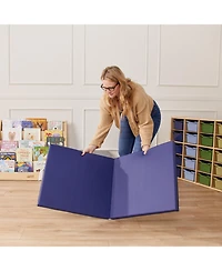 SoftZone ECR4Kids Folding Rainbow Rest Mats, Assorted, 5-Piece