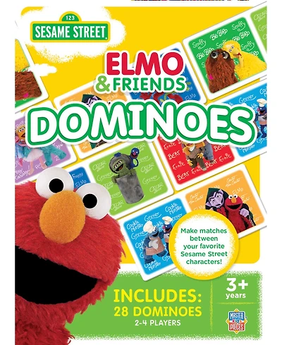 MasterPieces Sesame Street - Elmo & Friends Picture Dominoes for kids