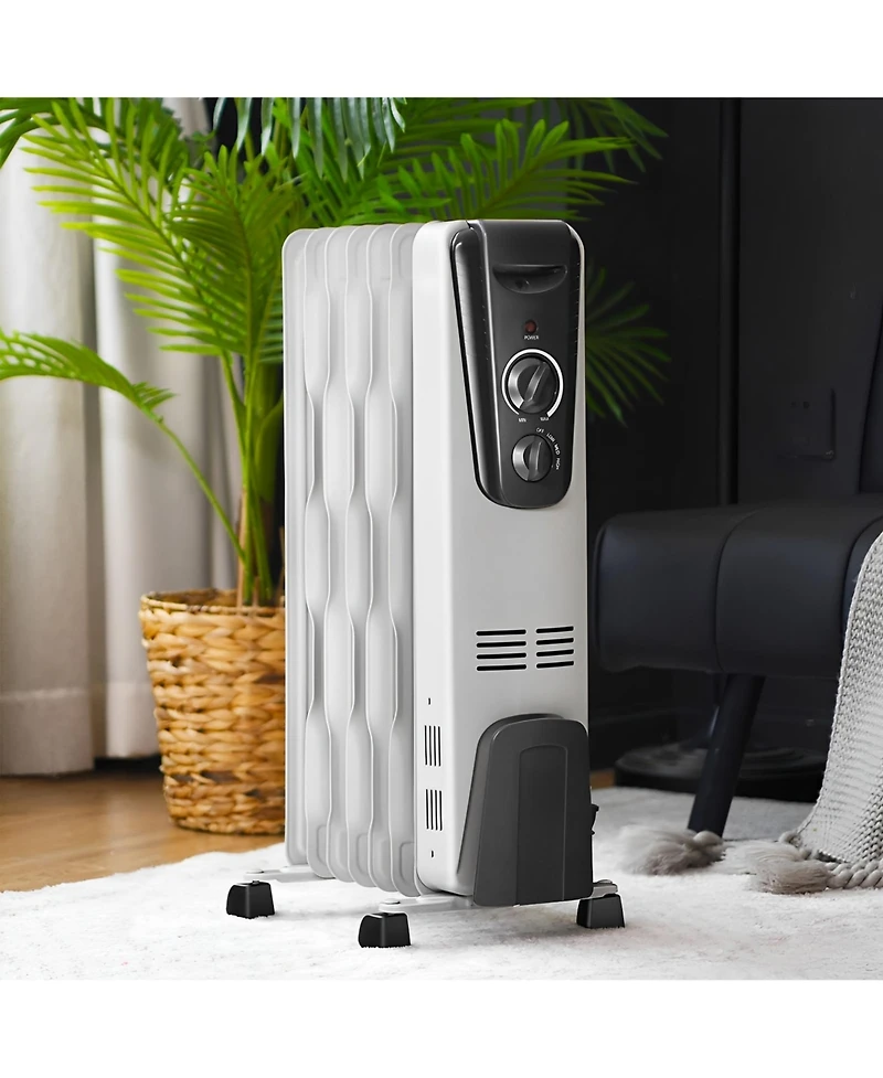 Skonyon 1500W Electric Space Heater with Adjustable Thermostat