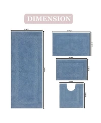 Home Weavers Classy 4-Pc. Bath Rug Set