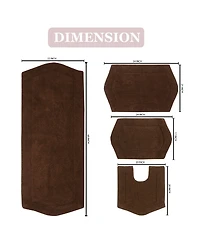 Home Weavers Waterford 4-Pc. Bath Rug Set
