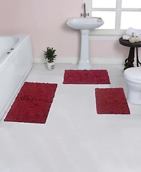 Home Weavers Bell Flower -Pc. Bath Rug Set