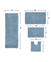 Home Weavers Fantasia -Pc. Bath Rug Set
