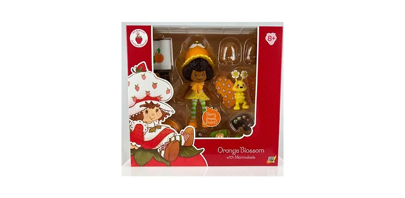 Boss Fight Studio Strawberry Shortcake Orange Blossom with Marmalade, Collectible Action Figure – Highly Articulated Fruity Scented Figurine wi