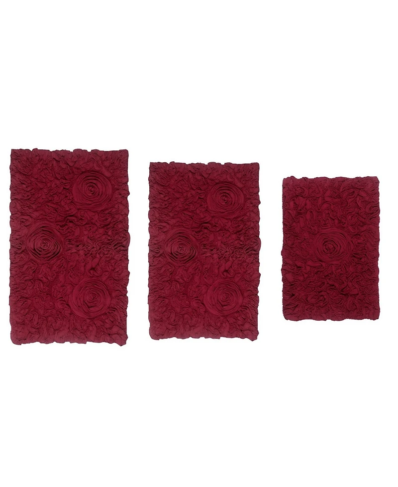 Home Weavers Bell Flower -Pc. Bath Rug Set