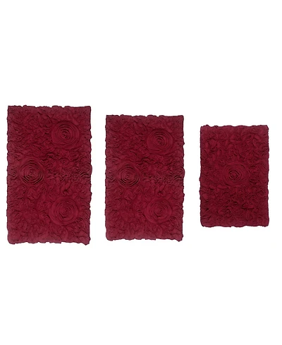 Home Weavers Bell Flower -Pc. Bath Rug Set